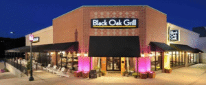 Front entrance to Black Oak Grill