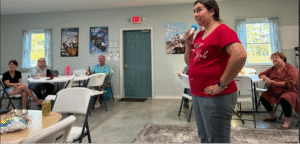 Karaoke at the community center