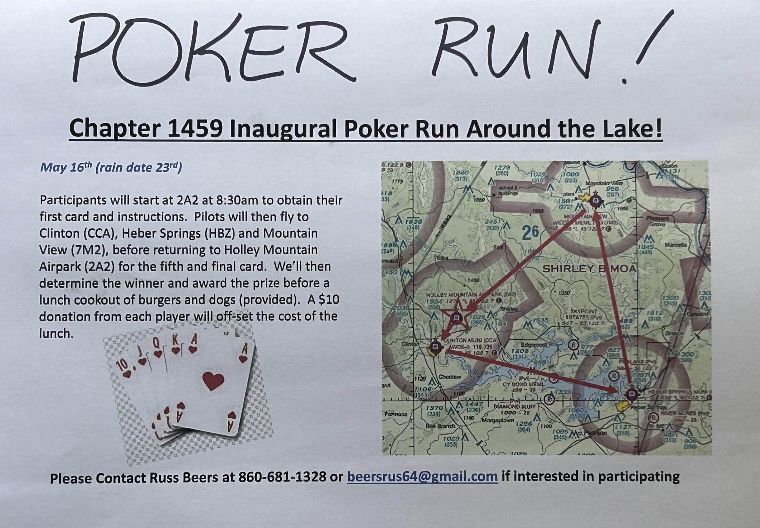 Poker Run flyer